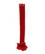 Curea floare rosie