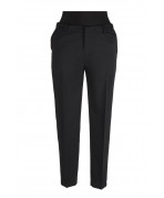 Pantaloni cu talie inalta bleumarin 88199
